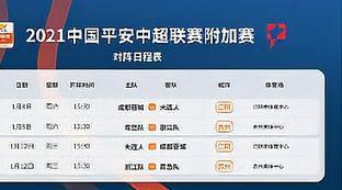 中超降级附加赛规则