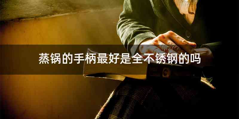 蒸锅的手柄最好是全不锈钢的吗