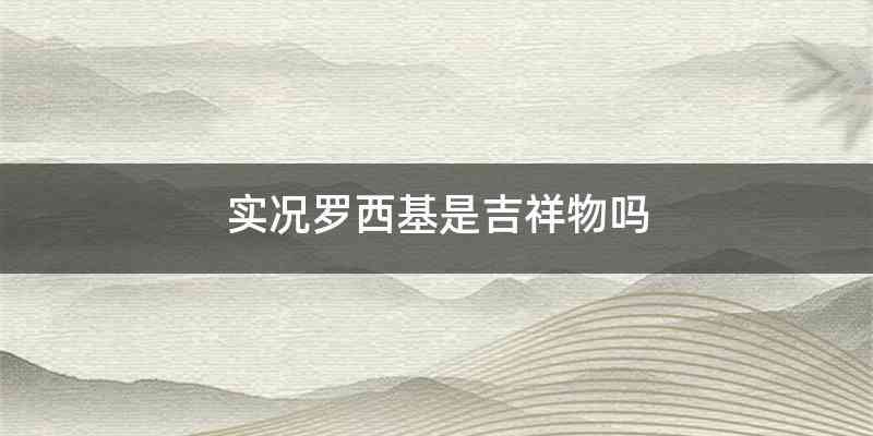 实况罗西基是吉祥物吗