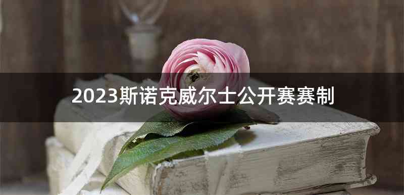 2023斯诺克威尔士公开赛赛制