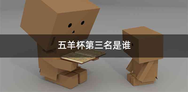 五羊杯第三名是谁