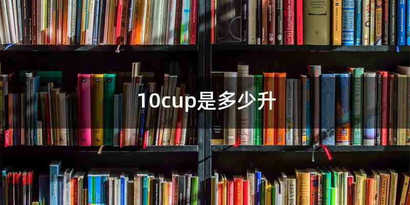 10cup是多少升