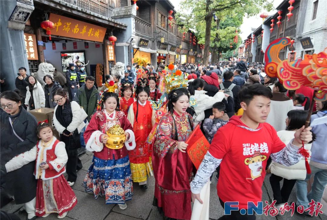 正月初五！福州又刷屏了！大排面！