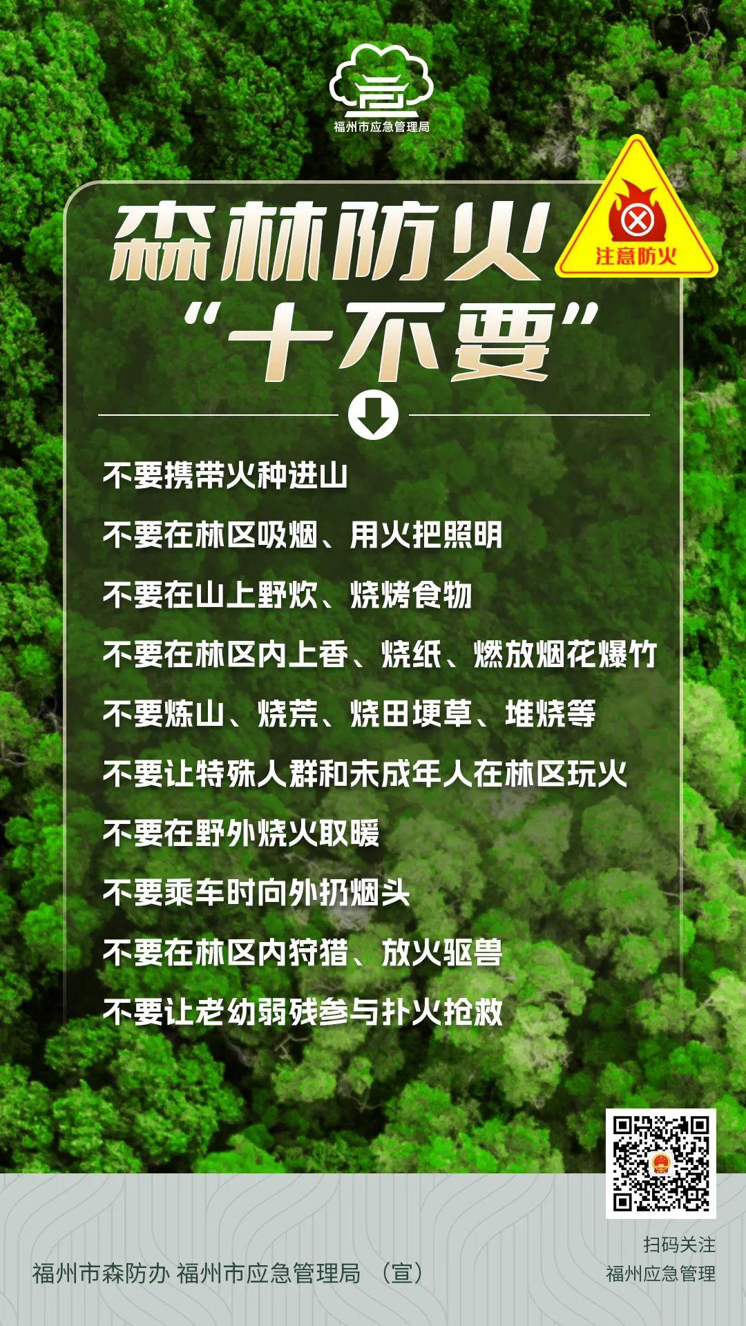 清明节来临 福州多地发布禁火令