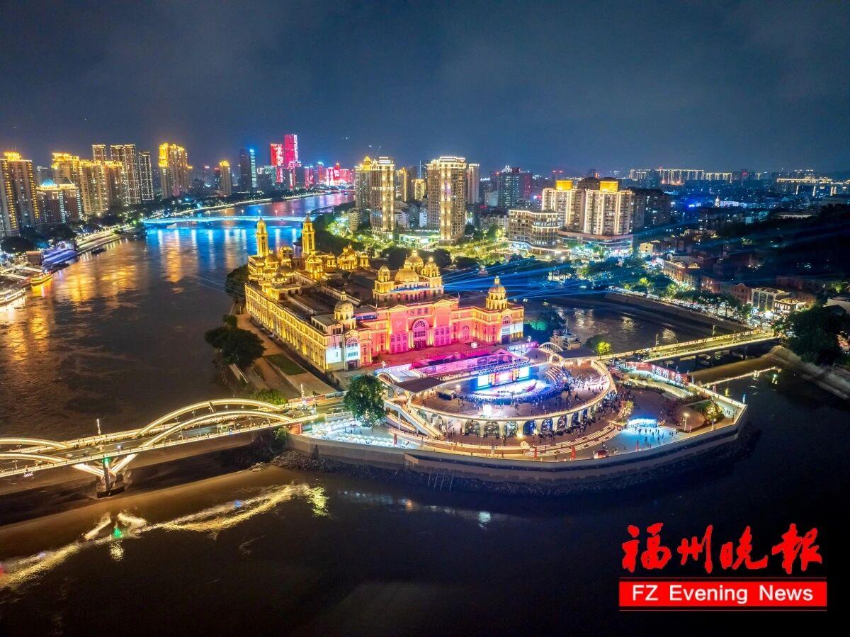 福州中洲岛，即将全岛亮灯！还有大型光影秀！