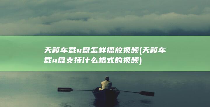 天籁车载u盘怎样播放视频