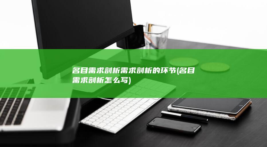名目需求剖析怎么写