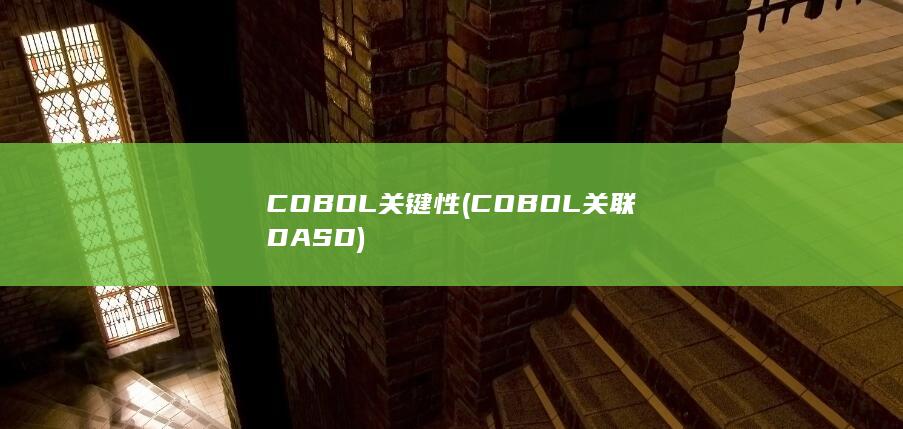COBOL关联DASD