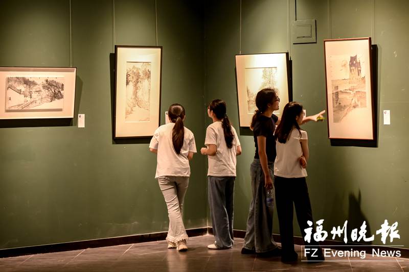 百位画家在榕共展山水画作