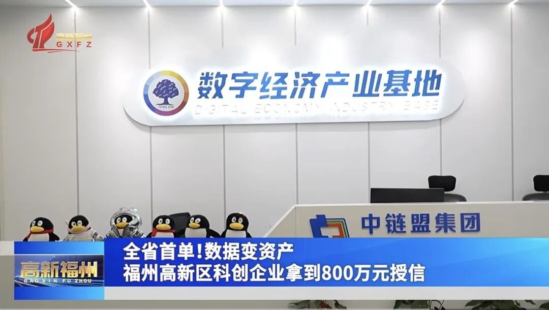 全省首单数据变资产 福州高新区科创企业拿到800万元授信