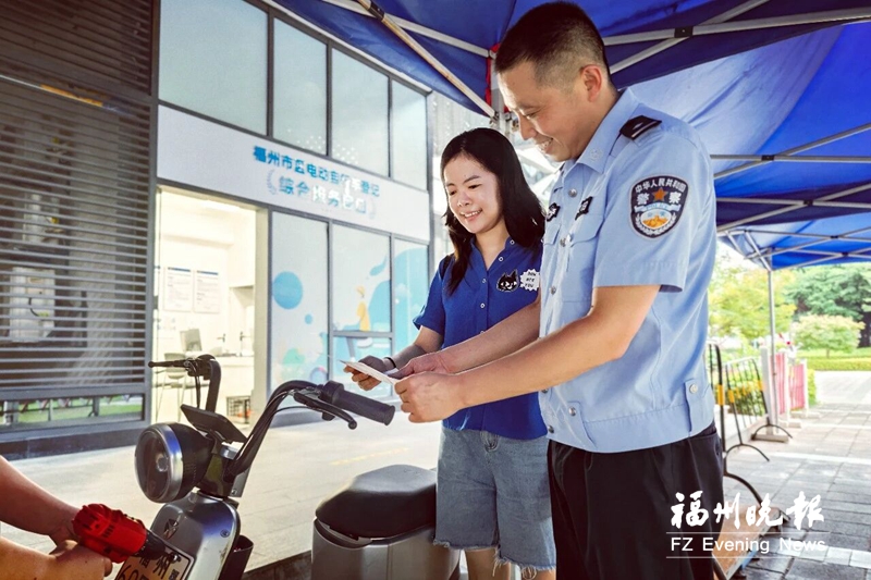 福州公安走出城市非机动车治理新路径 福州公安走出城市非机动车治理新路径