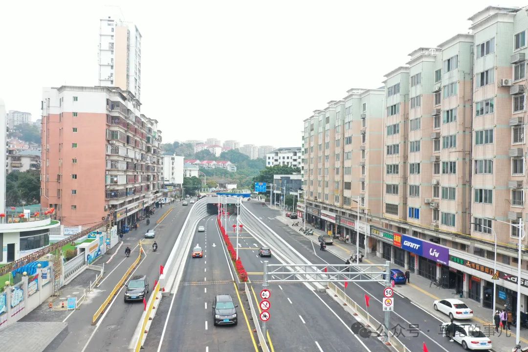 马尾港口路下穿工程正式通车 马尾港口路下穿工程正式通车