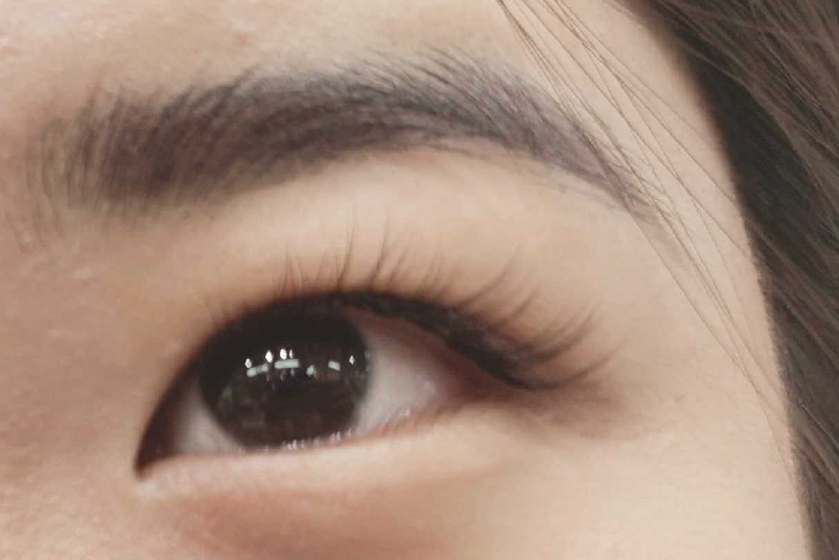 肿眼泡种睫毛效果图