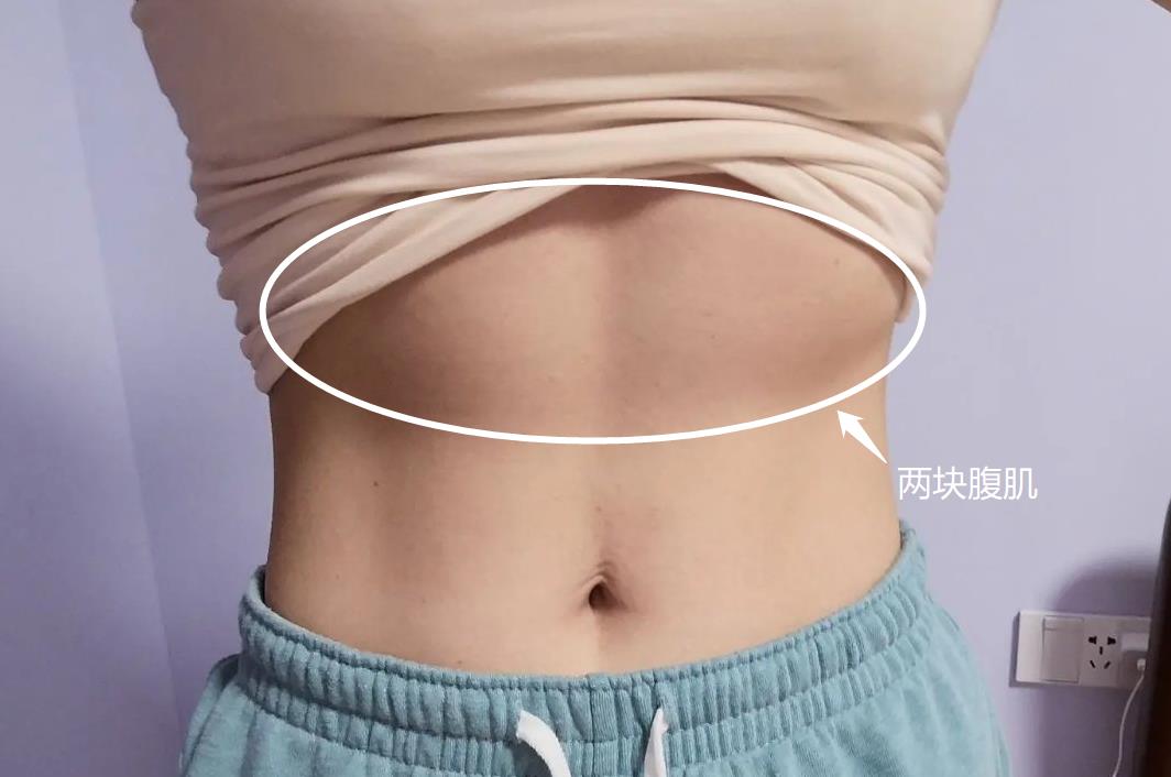 两块腹肌图片