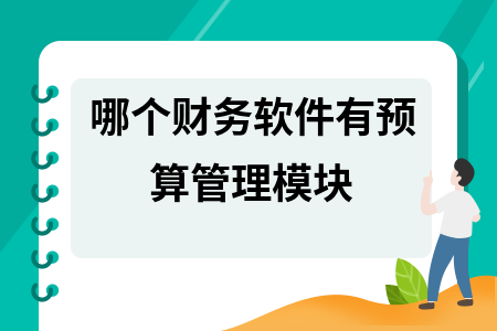 哪个财务软件有预算管理模块
