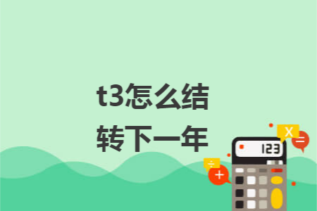 t3怎么结转下一年 t3怎么结转下一年