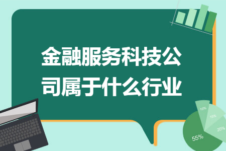 金融服务科技公司属于什么行业