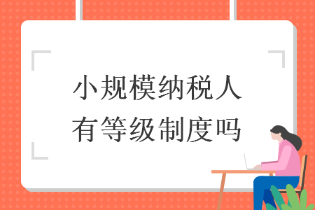 小规模纳税人有等级制度吗