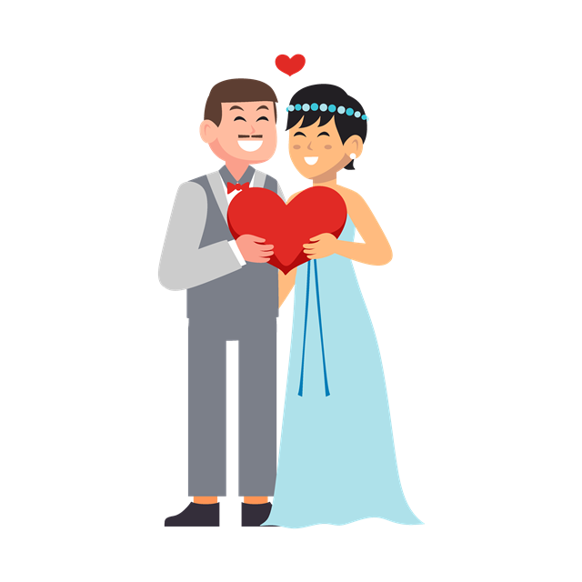 卡通结婚证_结婚证卡通人物_结婚证卡通素材